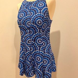 Blue Print Romper Small